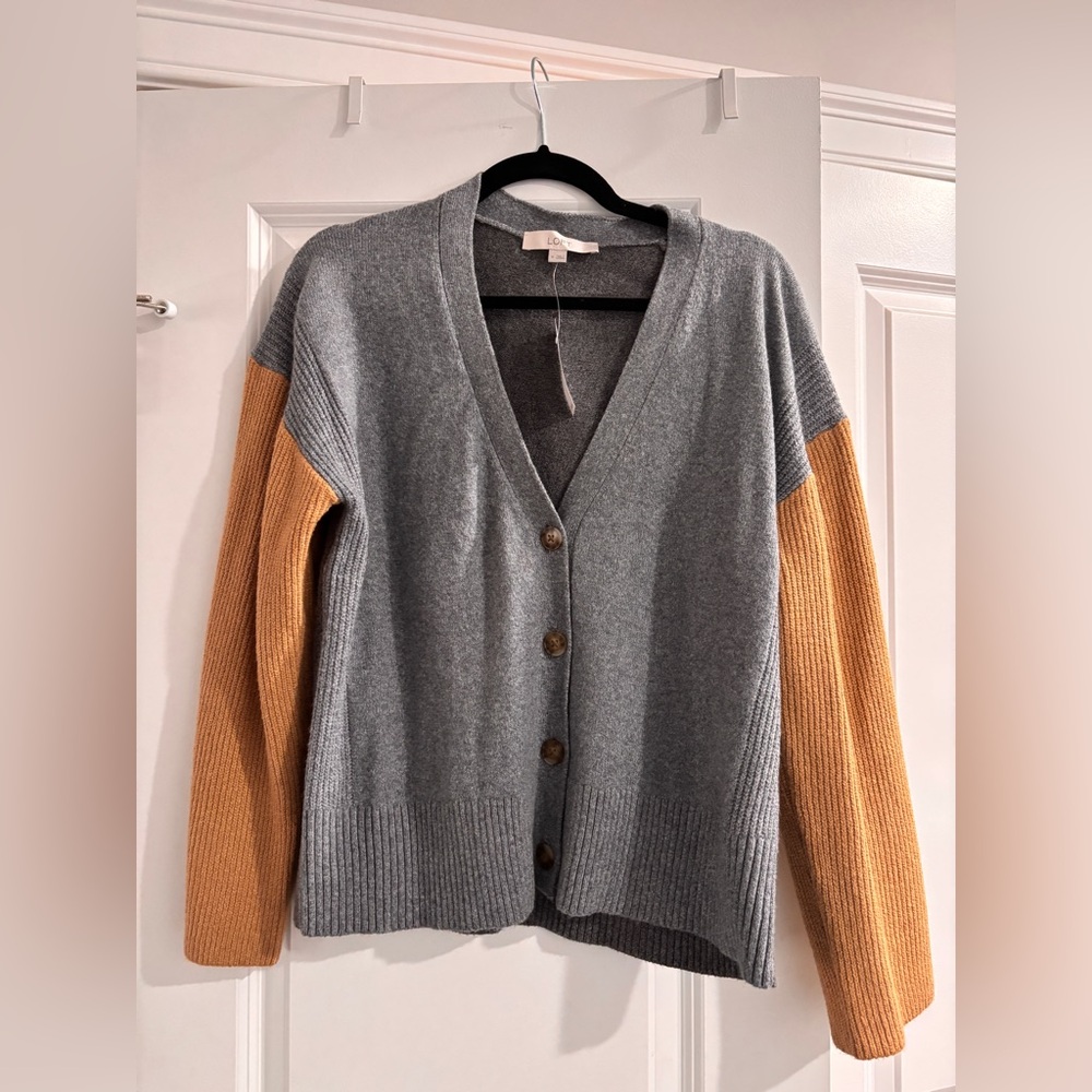 NWT Loft button front cardigan